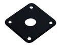 Boston JP-100-B Jack plate, vierkant, plastic, 34x34mm, flat, zwart