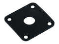 Boston JP-5-B Jack plate, vierkant, plat metaal, zwart