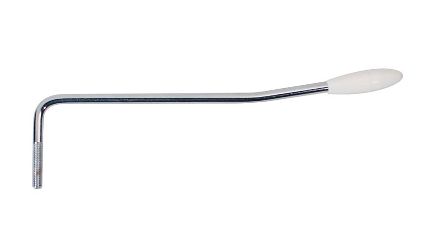 Boston TA-5-FCLW Tremolo arm lefthanded, 5mm thread, 5mm arm diameter, chroime with white cap