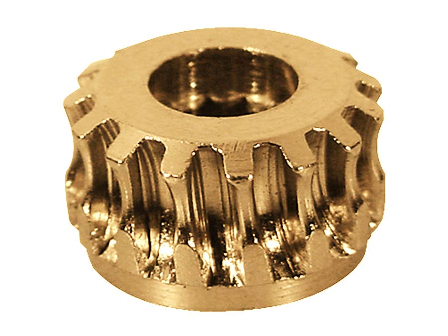 Boston MHP-2511 Wormwielen voor stemmechaniek, messing, diameter: 11mm, 12-pack