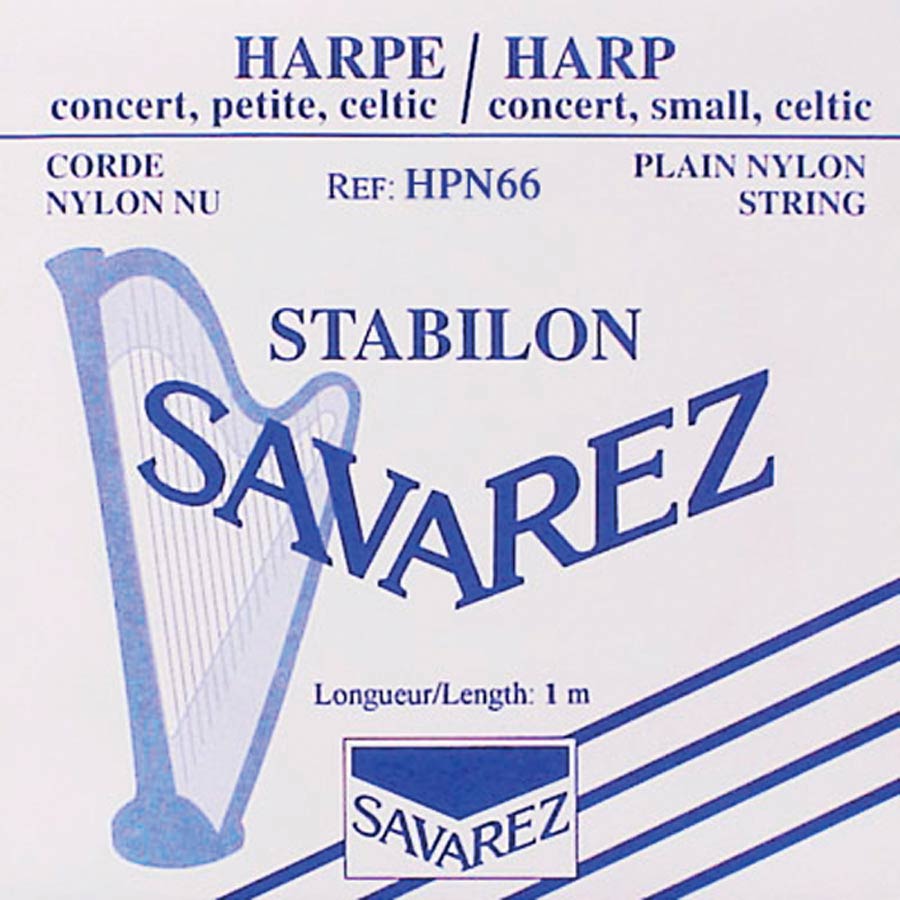 Savarez: Harpsnaar, Rectified Nylon, 0,66mm, Lengte: 1 Meter