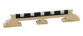 Boston P-1212 Brug voor banjo, esdoorn, ebben+galalith kam, voor 5 snarige banjo, hoogte: 1/2"