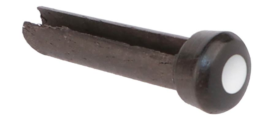Boston 338-E Brugpen, ebben, parelmoer stip, 6-pack
