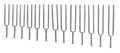 Wittner Stemvork - 4x8 mm, Vierkant