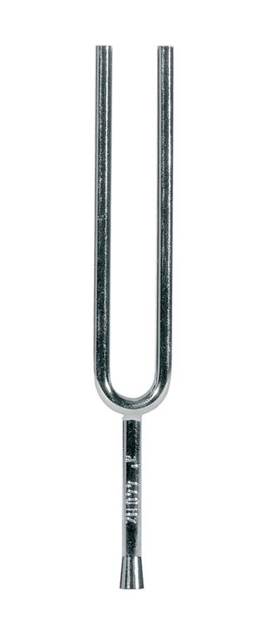 stemvork a#1-466.16 Hz., 4x8 mm., vierkant, vernikkeld