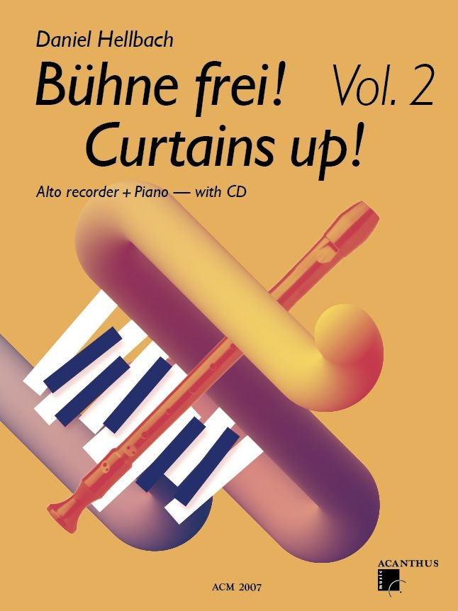 Hellbach: Bühne Frei Curtains Up - Vol. 2 (Alto Recorder and Piano)