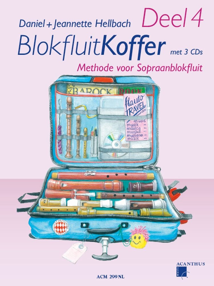 Hellbach: Blokfluitkoffer 4 (sopraanblokfluit)