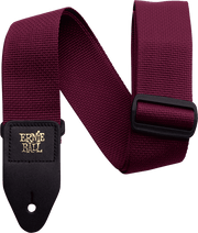 Ernie Ball Polypro Gitaarriem – Bordeaux