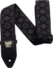 Ernie Ball Jacquard Gitaarriem Zwart – Regal Black