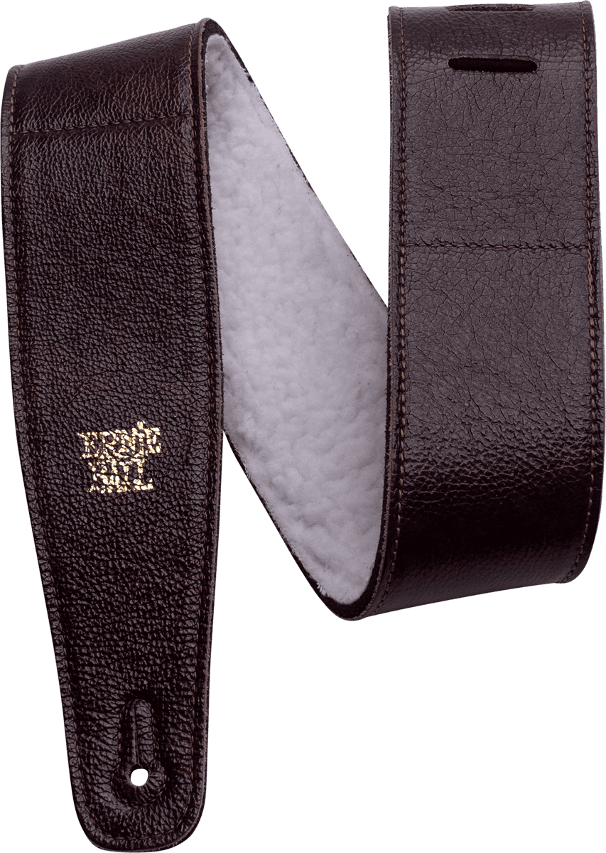 Ernie Ball Comfort Gitaarriem – Bruin regelbaar - 6,35cm