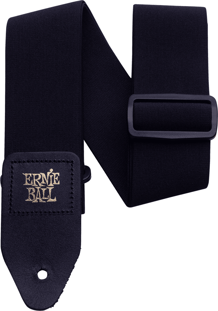 Ernie Ball Stretch Gitaarriem Zwart