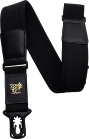 Ernie Ball Polylock Gitaarriem Zwart – Neopreen