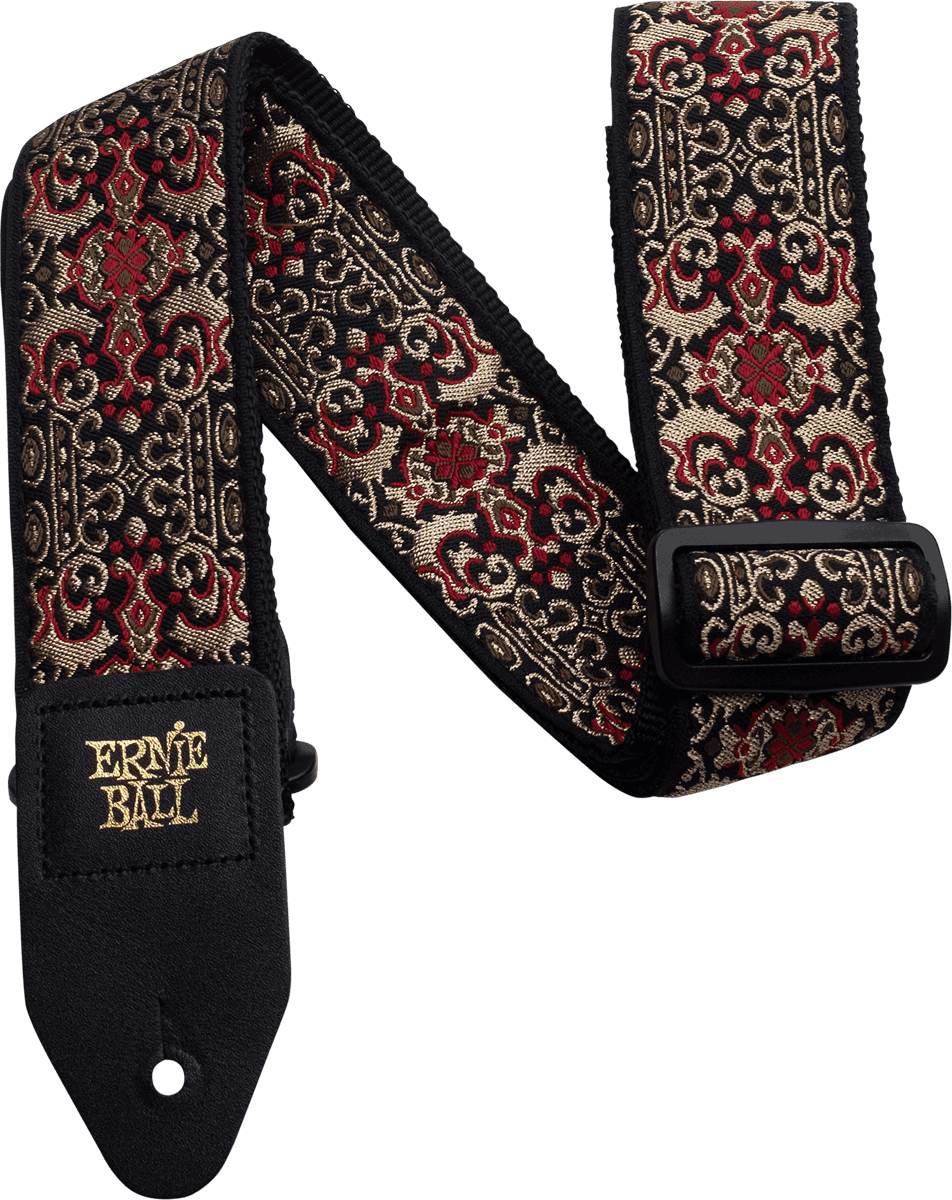 Ernie Ball Jacquard Gitaarriem Goud