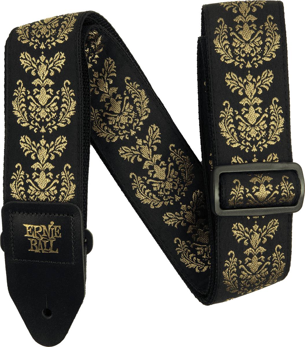 Ernie Ball Jacquard Gitaarriem – Royal crest