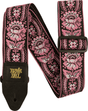 Ernie Ball Jacquard Gitaarriem Roze