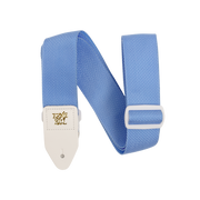 Ernie Ball Polypro Gitaarriem Wit, Blauw – Lichtblauw en wit