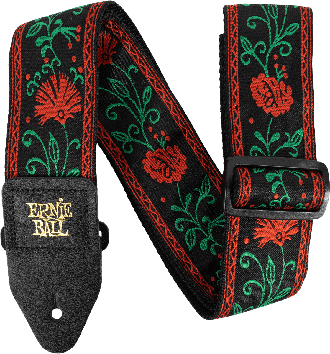 Ernie Ball Jacquard Gitaarriem – Western Rose