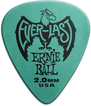 Ernie Ball Everlast Plectrums 2,0 mm Blauw 12 stuks