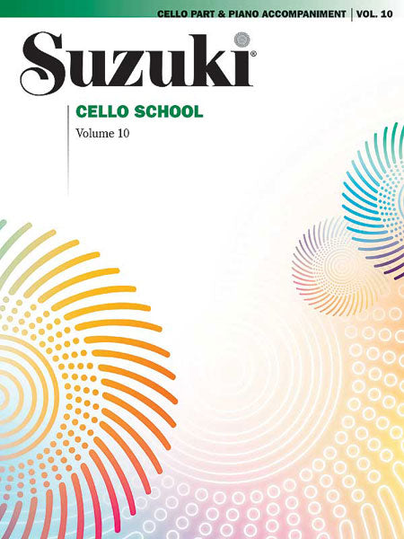 Suzuki Cello School Cello Part Volume 10