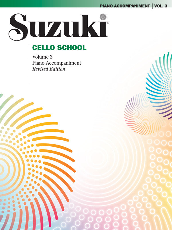 Suzuki Cello School Pianobegeleiding Volume 3 (Revised)