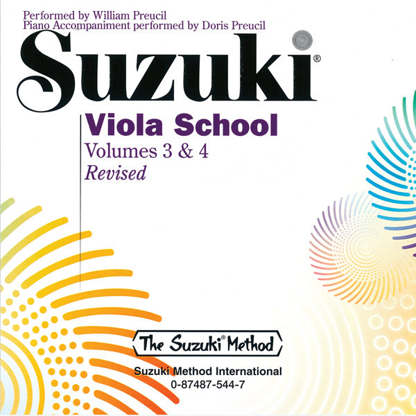 Suzuki Viola School CD, Volume 3 & 4 (Revised)