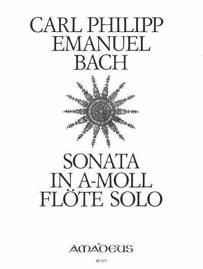 Bach: Sonata a-Moll a-Moll (Dwarsfluit)