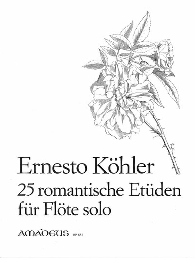 Koehler: 25 Romantic Studies op. 66 (Dwarsfluit)