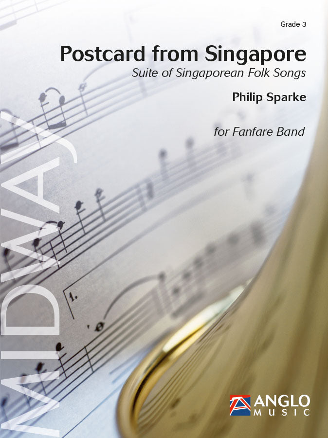 Sparke: Postcard from Singapore (Partituur Fanfare)