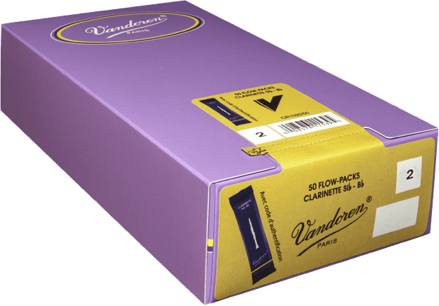Vandoren CR102-50 Traditional Rieten voor Bb-klarinet 2 - 50 stuks