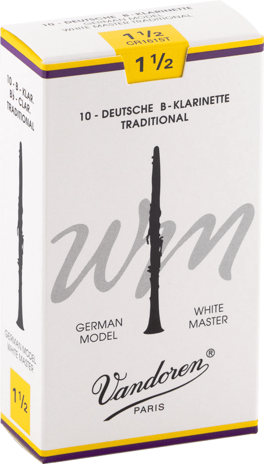 Vandoren CR1615T White Master Traditional Rieten voor Bb-klarinet 1,5 - 10 stuks