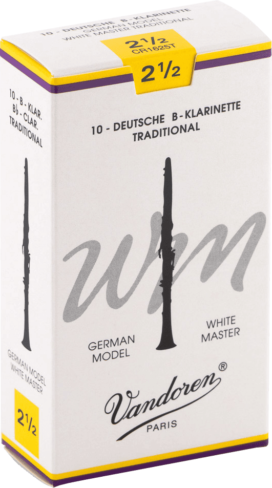 Vandoren CR1625T White Master Rieten voor Bb-klarinet 2,5 - 10 stuks