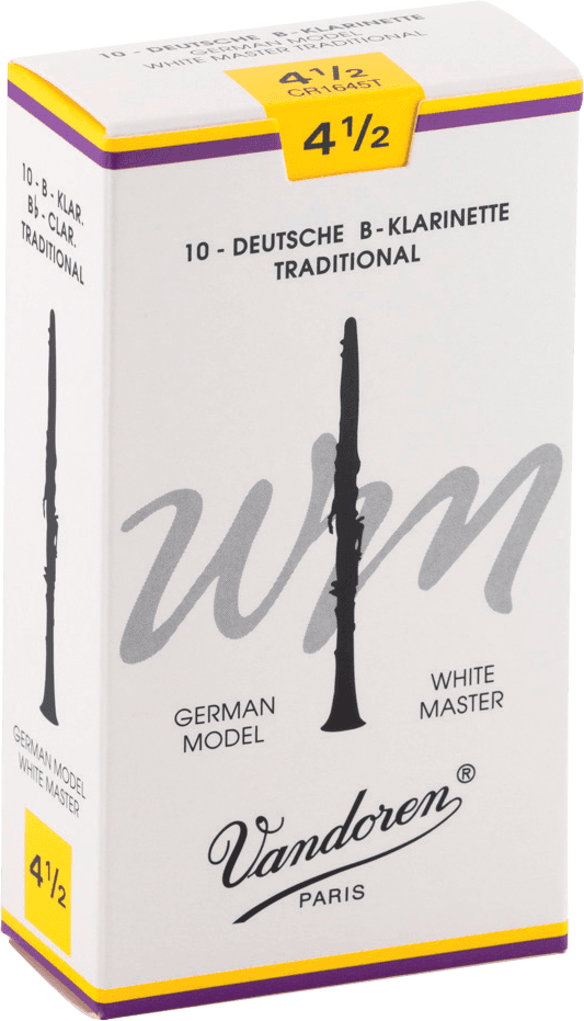Vandoren CR1645T White Master Rieten voor Bb-klarinet 4,5 - 10 stuks