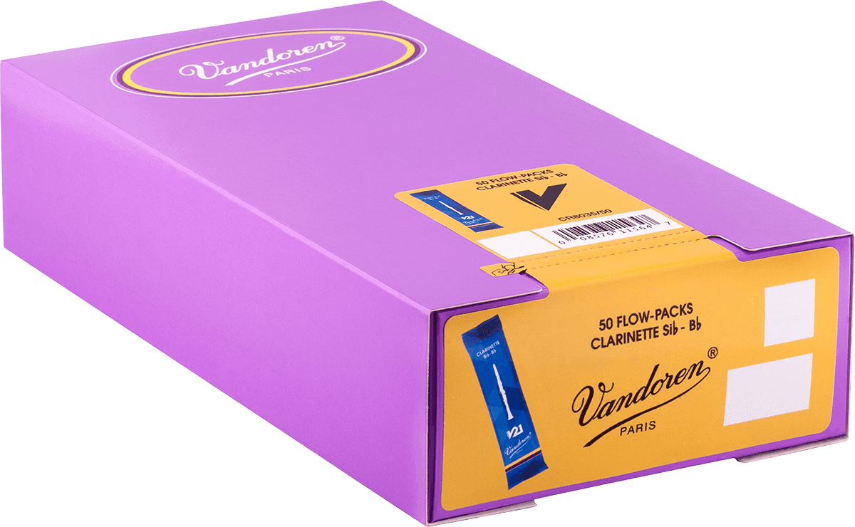 Vandoren CR8025-50 V21 Rieten voor Bb-klarinet 2,5 - 50 stuks