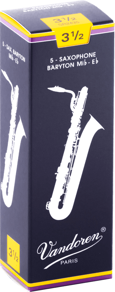 Vandoren SR2435 Traditional Rieten voor Baritonsaxofoon 3,5 - 5 stuks