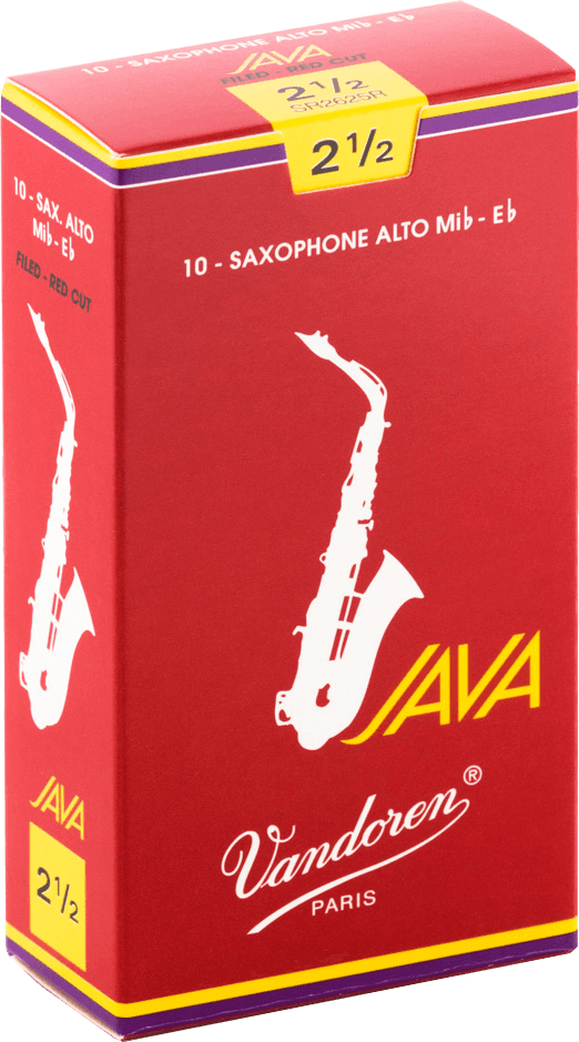 Vandoren SR2625R JAVA Red Rieten voor Altsaxofoon 2,5 - 10 stuks