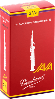 Vandoren SR3025R JAVA Red Rieten voor Sopraansaxofoon 2,5 - 10 stuks