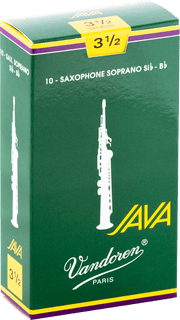 Vandoren SR3035 JAVA Rieten voor Sopraansaxofoon 3,5 - 10 stuks