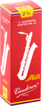 Vandoren SR3425R JAVA Red Rieten voor Baritonsaxofoon 2,5 - 5 stuks