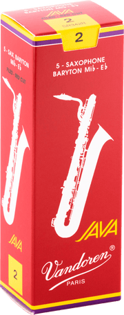 Vandoren SR342R JAVA Red Rieten voor Baritonsaxofoon 2 - 5 stuks