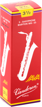 Vandoren SR3435R JAVA Red Rieten voor Baritonsaxofoon 3,5 - 5 stuks