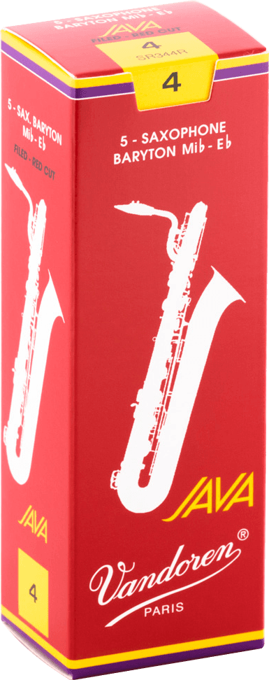 Vandoren SR344R JAVA Red Rieten voor Baritonsaxofoon 4 - 5 stuks
