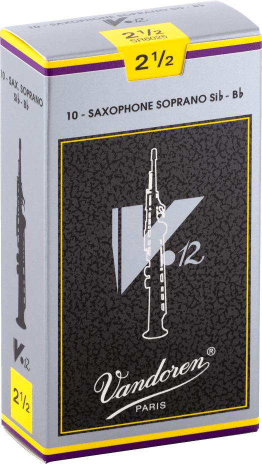 Vandoren SR6025 V12 Rieten voor Sopraansaxofoon 2,5 - 10 stuks