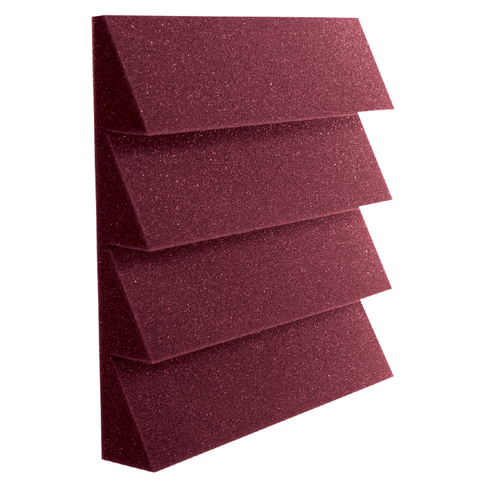 Auralex 2 inch DST 114 panel, 24-Pack 30x30x1cm, Burgundy