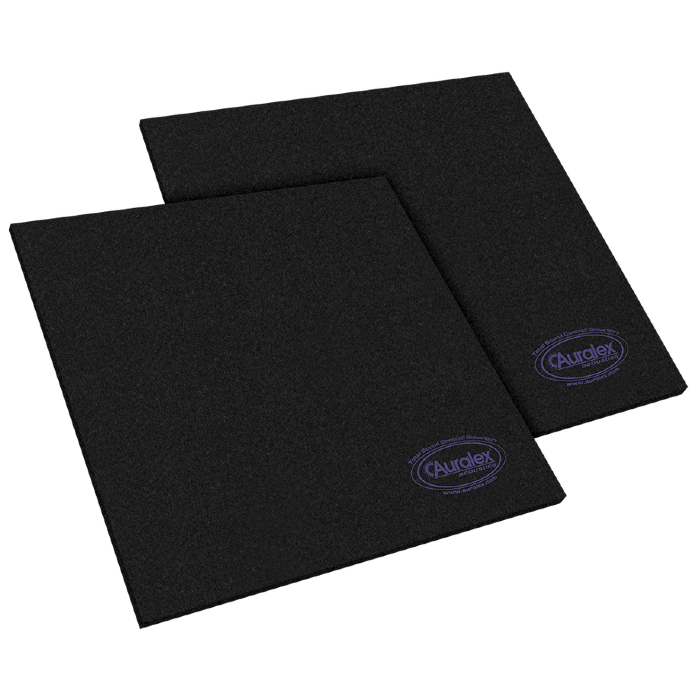 Auralex HoverDeck v2 Drum Isolation Riser, 2-Pack 2-60x60x1cm panels