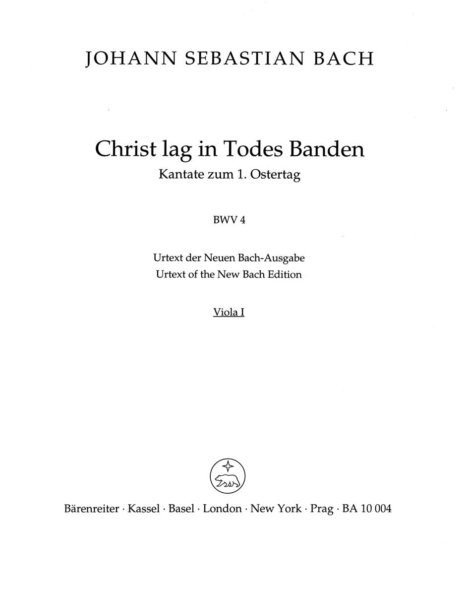 Bach: Kantate BWV4  Christ lag in Todesbanden (Altviool 1)