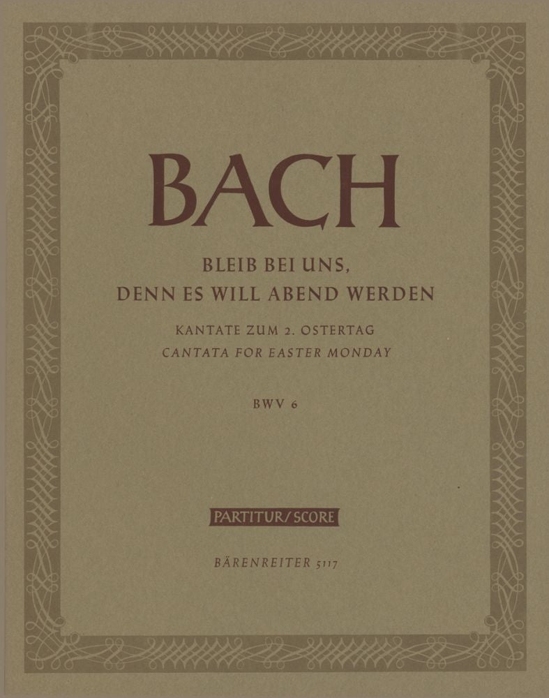 Bach: Kantate BWV6  Bleib Bei Uns, Denn Es Will Abend Werden afbeelding 2