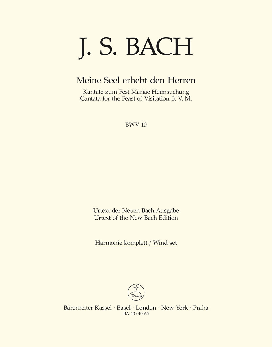 Bach: Kantate BWV 10 Meine Seel erhebt den Herren (Set) afbeelding 2