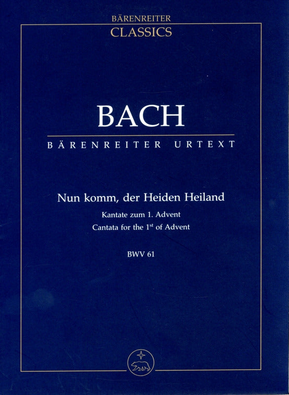 Bach: Kantate BWV 62  Nun komm, der Heiden Heiland  (Viool 1)