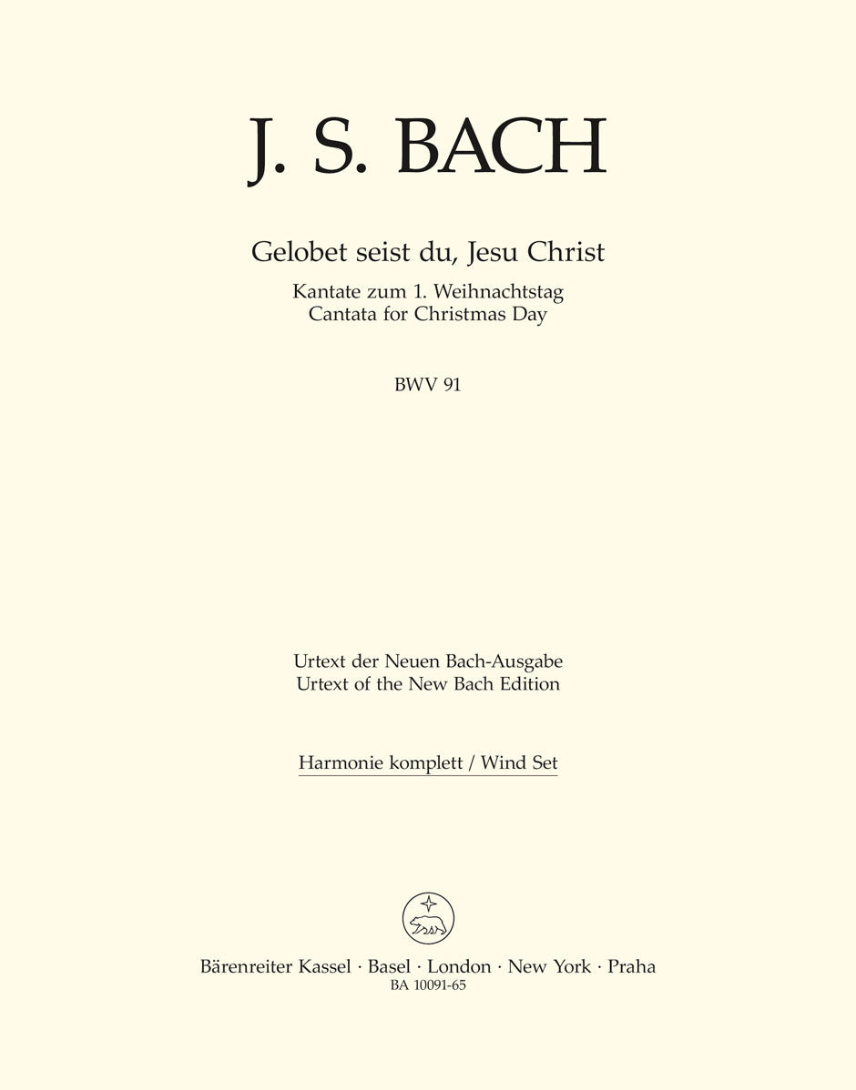 Bach: Kantate BWV 91  Gelobet seist du, Jesu Christ (Set) afbeelding 2