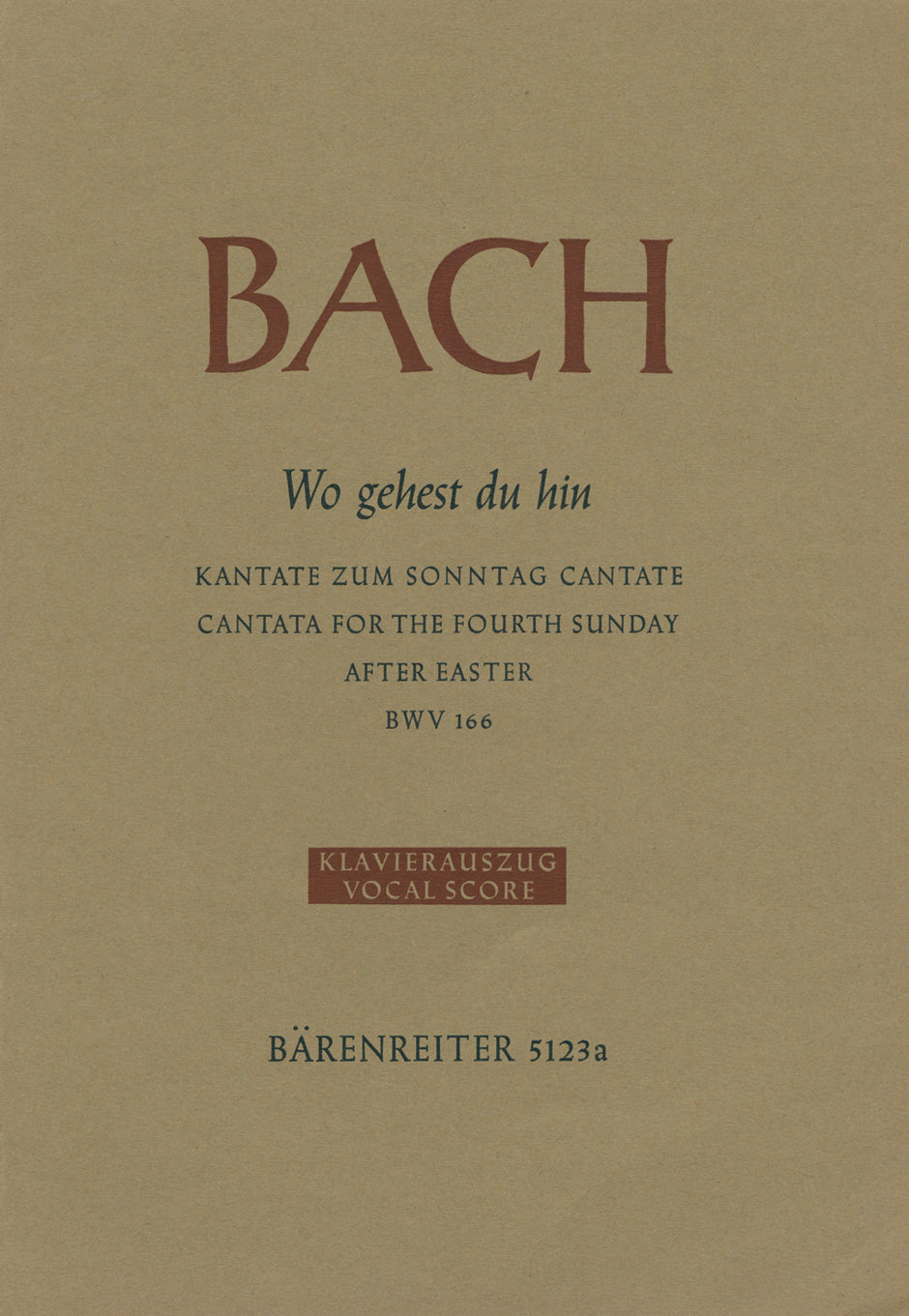 Bach: Kantate BWV 166  Wo Gehest Du Hin? afbeelding 2